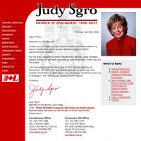 Judy Sgro web site